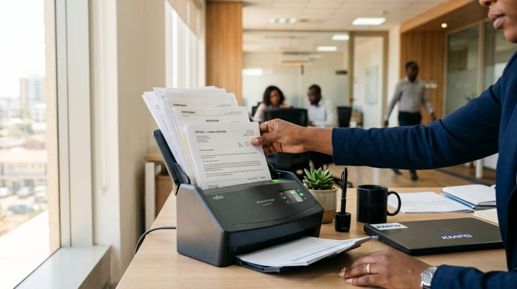 What is Document Digitization/Back Scanning and Why Is It Important? candid office scanner african 1786519876380