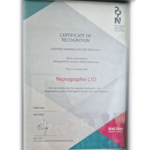 2021 Certified Partner of the Year