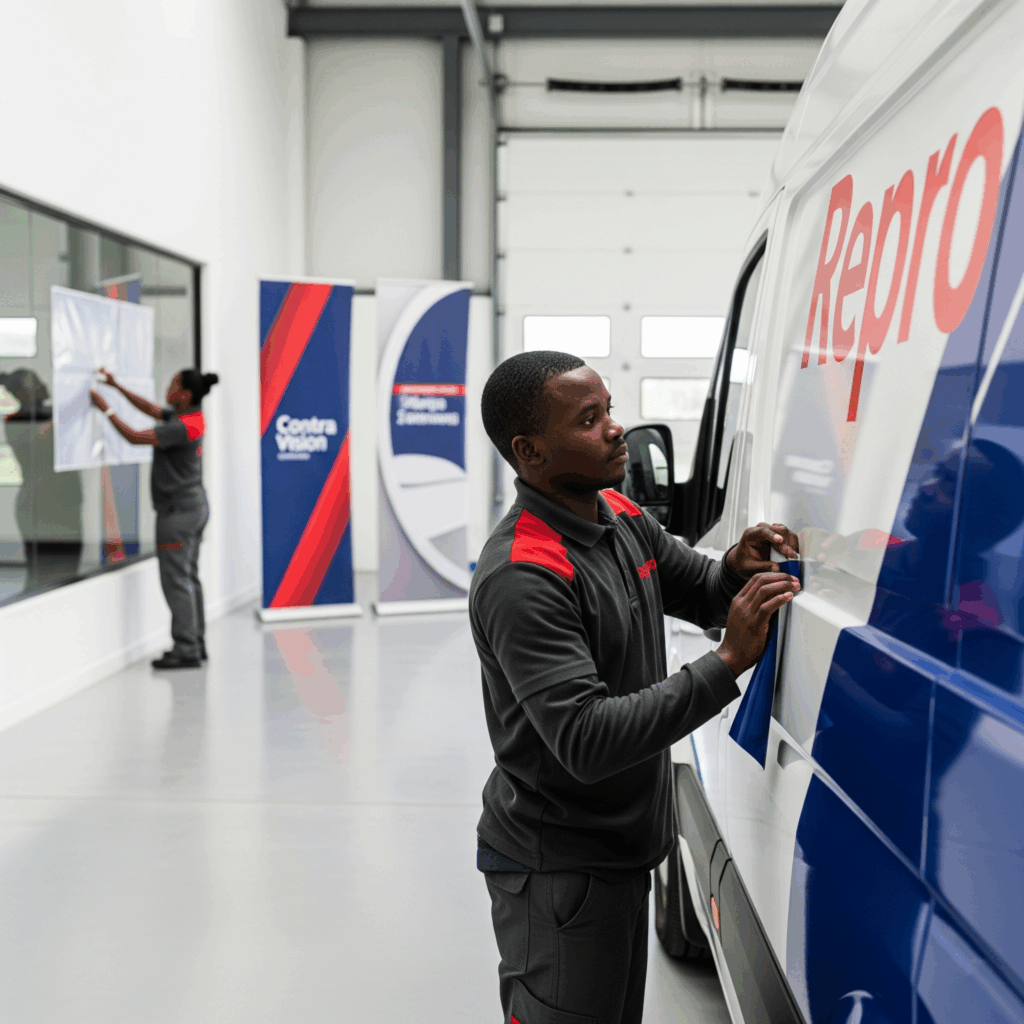 Professional Printing and Book Binding Outdoor Branding