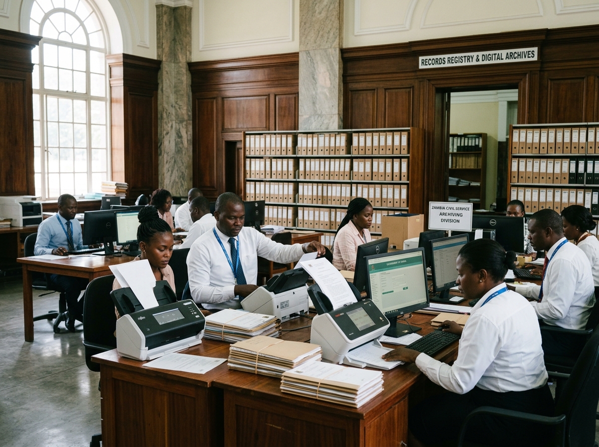 Government & Public Sector Document Digitization Zambia